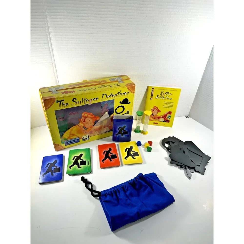 The Suitcase Detectives HABA 7377 Board Game Used Complete